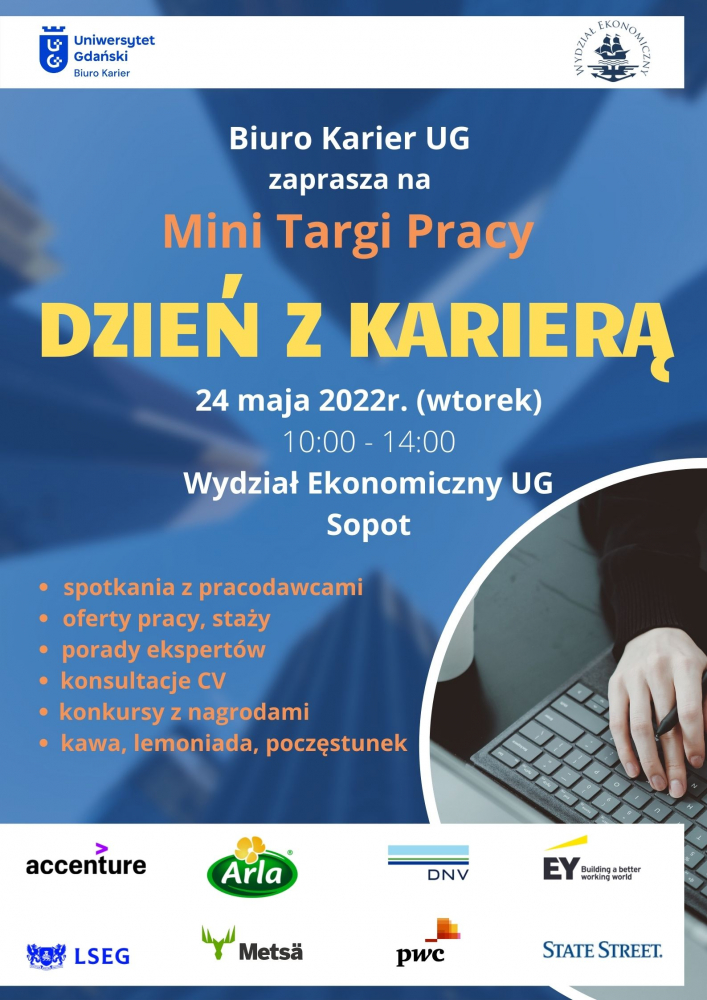 Plakat dzień z karierą