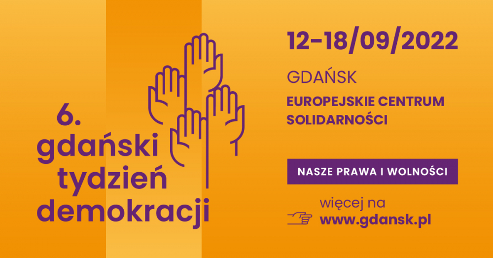 baner gdańki tydzień demokracji 2022