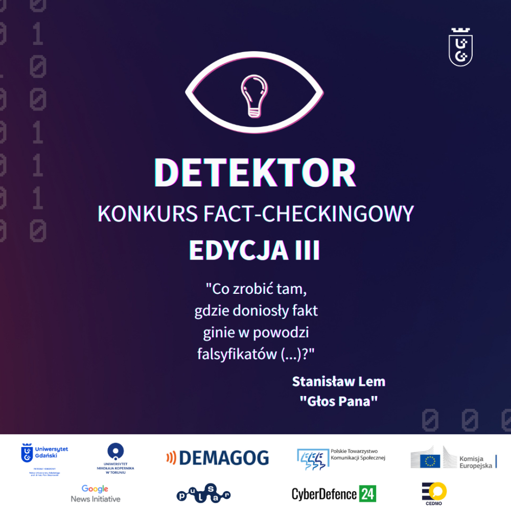&quot;DETEKTOR&quot; grafika konkursowa - aktualizacja