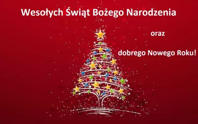 Wesołych Świąt Bożego Narodzenia oraz dobrego Nowego Roku!