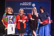 od lewej: Lidia Makowska, prof. dr hab. Krystyna Bieńkowska-Szewczyk, dr Karolina Pierzynowska, dr hab. Natasza Kosakowska-Berez