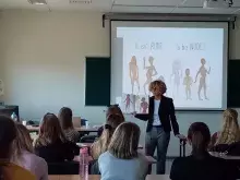 Marie Campagnaro giving lecture 3