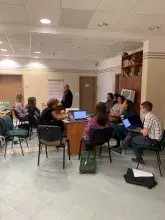 Zespół badawczy podczas pracy