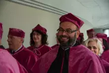 fot. 3 Orszak Rady Wydziału, na I planie dr hab. Arkadiusz Modrzejewski, prof. UG