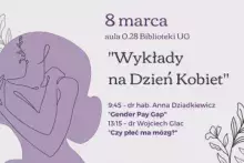 Grafika 8 marca wykłady na Dzoień Kobiet