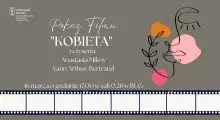grafika: pokaz filmu "Kobieta"