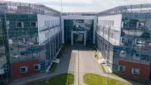 Budynek Wydziału Nauk Społecznych - widok od frontu z góry