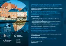 Plakat - zaproszenie na debatę w ramach cyklu Solidarni w rozwoju (https://solidarniwrozwoju.pl/) pt. Uczelnie jako generatory twórczej energii?Potencjały wewnętrzne -wyzwania współpracy ze środowiskiem - szanse i ryzyka
