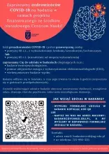 Ulotka z informacjami o badaniu COVID-19