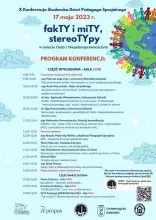Program X Konferencji Dzień Pedagoga Specjalnego