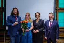 Zdjęcie z uroczystości wręczenia nagród podczas zebrania GTN 1