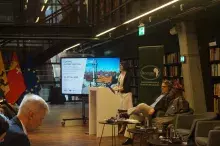 Otwarcie konferencji Magdalena, b. prezydent Nigerii i Greg Mills, fot. Z. Zych