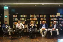 Pierwszy panel z A. Modrzejewskim, cz.2, fot. A. Zych