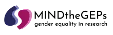 logo MINDtheGEPs - gender equality in research