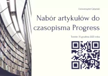 Grafika - nabór artykułów do czasopisma Progress