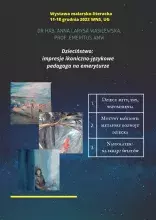 Plakat z informacjami o wystawie i trzema obrazami Anny Wasilewskije