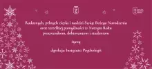 Baner z życzeniami świątecznymi