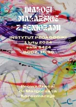 Dialogi malarske dla seniorów - plakat