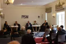 Zdjęcie z panelu dyskusyjnego Polskie Dokumenty Dyplomatyczne 1942 (2), fot: Natalia Radulska, PISM.