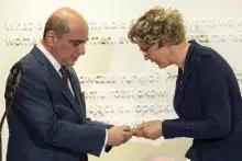 Basil Kerski i Anna Strzałkowska; Fot. Grzegorz Mehring/Archiwum ECS