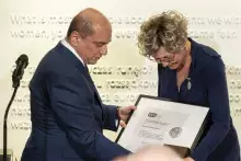 Basil Kerski i Anna Strzałkowska; Fot. Grzegorz Mehring/Archiwum ECS