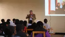 Wykład w trakcie wizytacji w UTAB w Rwandzie
