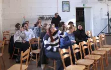 Wizyta studentów dziennikarstwa w synagodze