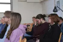 Wizyta studentów dziennikarstwa w synagodze