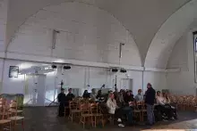 Wizyta studentów dziennikarstwa w synagodze