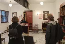 Wizyta studentów dziennikarstwa w synagodze 