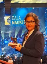 Prof. Joanna Różycka-Tran na Gali Nauki Polskiej