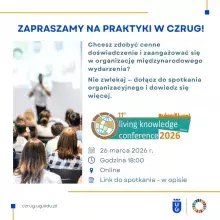 Praktyki studenckie w Centrum Zrównoważonego Rozwoju UG