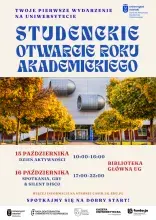 Plakat promujacy wydarzenie