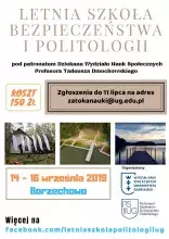 Plakat - letnia szkoła