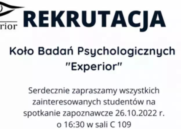 "Experior" rekrutuje. Dołącz do nas!