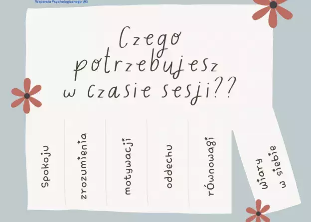 Wsparcie psychologiczne w czasie sesji egzaminacyjnej - ACWP