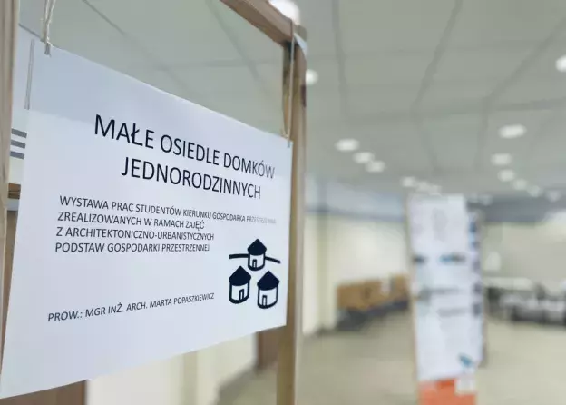 Wystawy prac studentów gospodarki przestrzennej