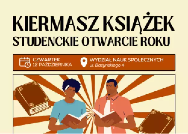 Kiermasz książek - studenckie otwarcie roku 12.10.2023