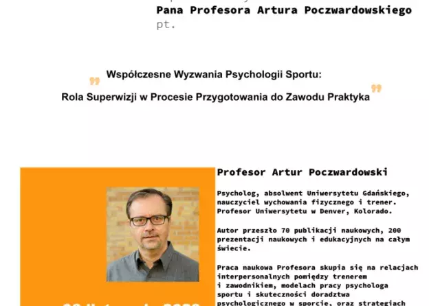 Zaproszenie na Gdańskie Kolokwia Psychologiczne