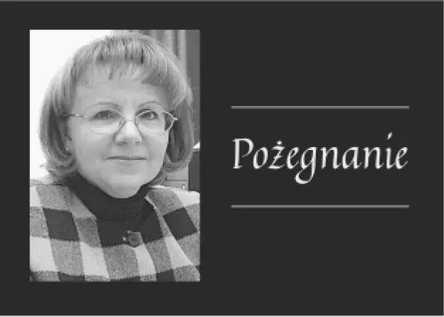 Pożegnanie prof. Grażyny Poraj