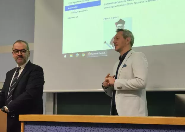 Relacja ze spotkania z kandydatem na Rektora UG na kadencję 2024-2028
