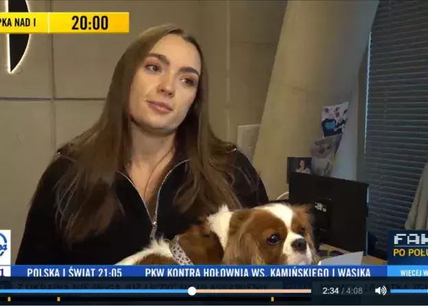 "Pies na WNS" - projekt w centrum zainteresowania mediów