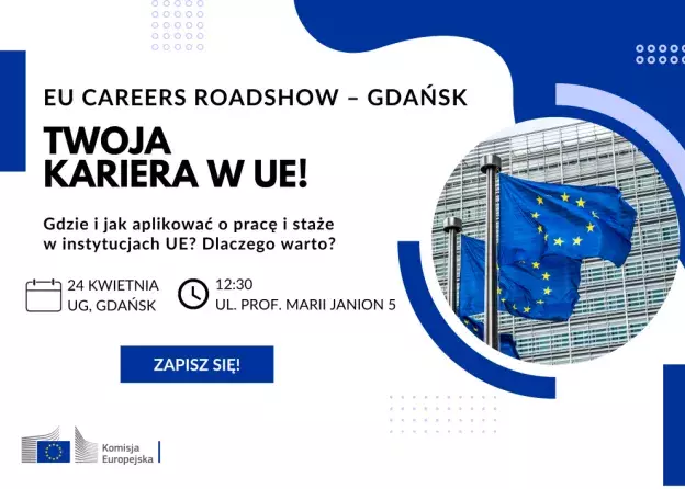 EU Careers Roadshow - 24 kwietnia, WPiA UG