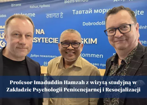 Profesor Imaduddin Hamzah z wizytą studyjną w Zakładzie Psychologii Penitencjarnej i Resocjalizacji