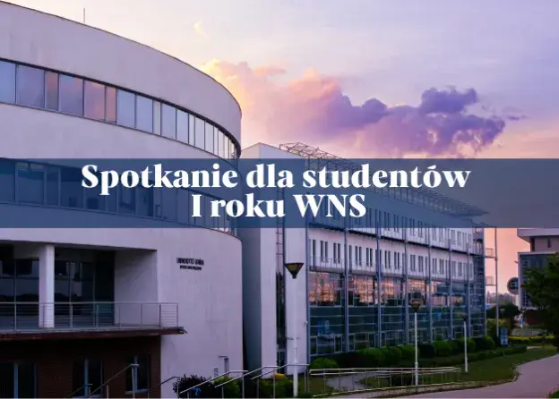 Spotkanie organizacyjne dla studentów I roku