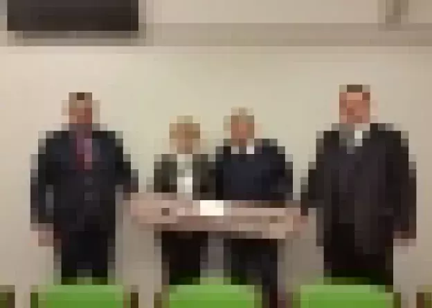 Wręczenie wyróżnienia honorowego Stowarzyszenia Oficerów Więziennictwa