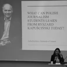 Wystąpienie w czasie konferencji.