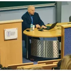 Spotkanie z Ryszardem Jabłońskim - zdjęcie z sali wykładowej