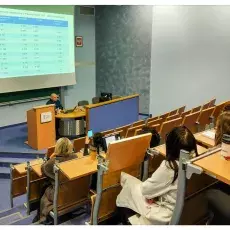 Spotkanie z Ryszardem Jabłońskim - zdjęcie z sali wykładowej
