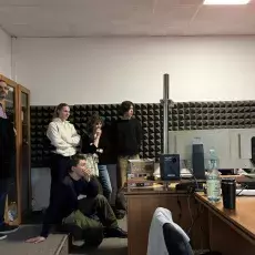 studenci w trakcie zajęć